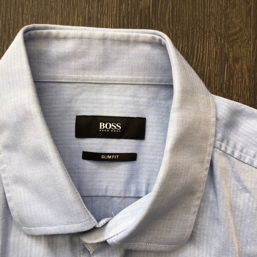 Hugo Boss Slim Fit Dress Shirt in 15